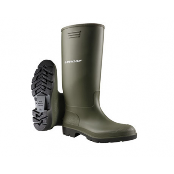 Bottes de travail pvc verte - Dunlop